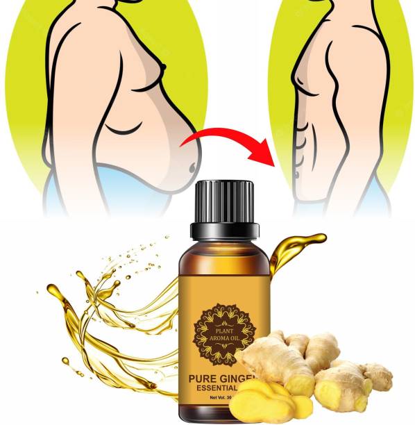 EXOMOON Tummy drainage Ginger Massage Oil For Belly Fat Drainage Reduce Fat Fitness Oil