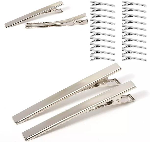 Kela devi 50 PCS Plain Alligator Barrettes Metal (5.5 CM) Hair Pin