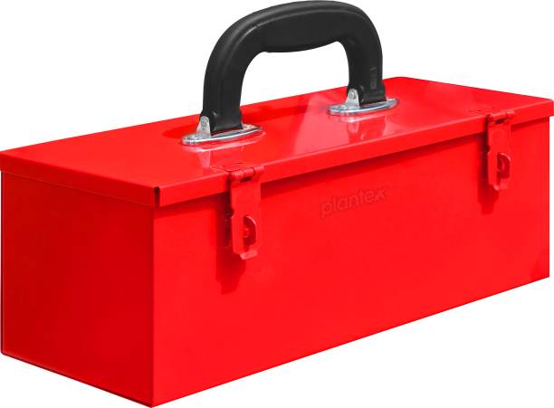 Impulse by Plantex APS-192-RED-P1 Metal Tool Box for Tools/Tool Kit Box for Home and Garage/Tool Box Without Tools Tool Box