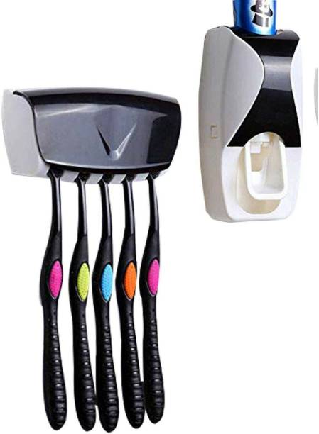 GVJ TRADERS Wall Toothpaste Holder Toothbrush Sanitizer Toothbrush Sanitizer
