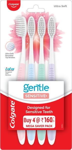 Colgate Gentle Sensitive Ultra Soft Toothbrush (Pack of 4)