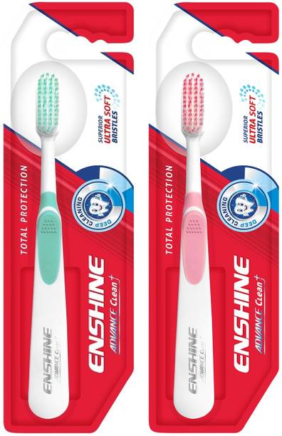 Enshine Advance Clean Toothbrush with Ultra Soft Bristl...