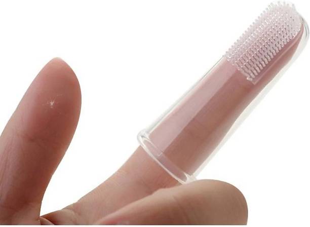 GYMSY Newborn Baby Finger Tooth Brush with Case (Kids Toothbrush Non-Toxic odorless, Ultra Soft Toothbrush