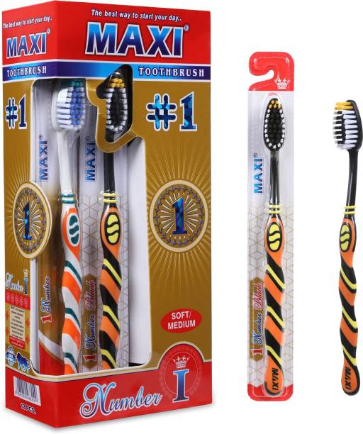Maxi 1 Number Soft Toothbrush