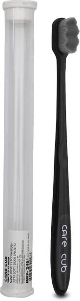 CARE CUB Black ZigZag Nano10000 Bristle BPA Free Effect...
