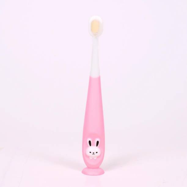 CHILD CHIC Toothbrush For Kids|Ultra Soft Micro Bristles |BPA Free with Suction Cup Extra Soft Toothbrush