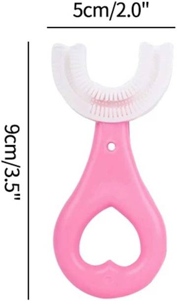 BKKTRADERS u shape kids toothbrush Extra Soft Toothbrush