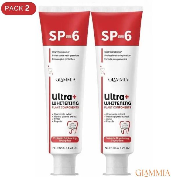 GLAMMIA SP 6 Toothpaste | Radiant Whitening Gentle Safe Protection Toothpaste