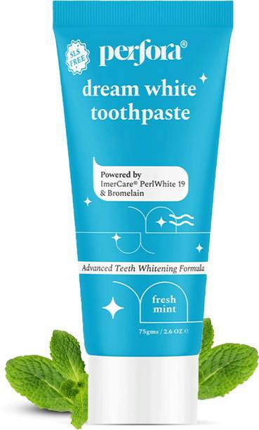 Perfora Dream Whitening Toothpaste , Instant Teeth Whitening - Fresh Mint (Flavor) Toothpaste