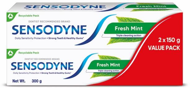 SENSODYNE Fresh Mint 150g x 2 Value Pack (Save Rs 50) Toothpaste