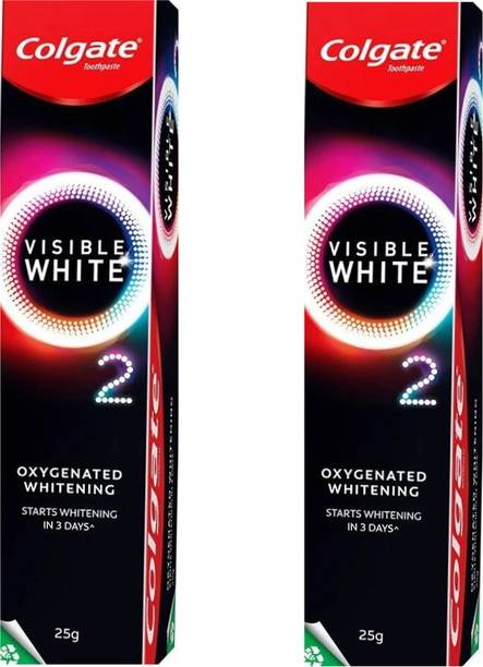 Colgate Visible White O2 25gm, Enamel Safe, Active Oxygen Technology Toothpaste