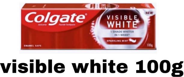 Colgate VISIBLE WHITE FLUORIDE TOOTHPASTE 100g (pack of 1) Toothpaste