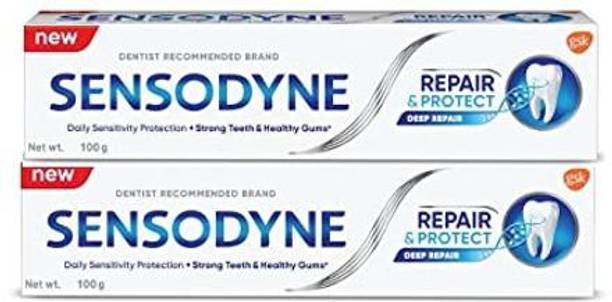 SENSODYNE Toothpaste Rapid 160 gm multi-pack (80 gm x 2) Toothpaste