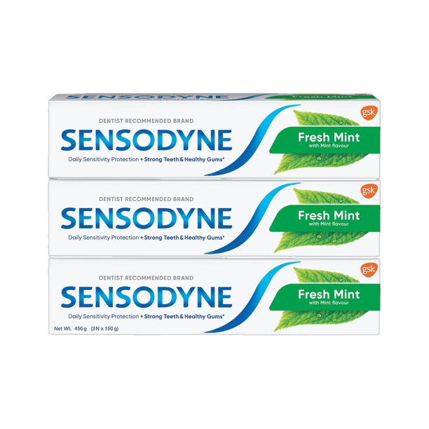 SENSODYNE Fresh Mint Combo for daily sensitivity protection Toothpaste