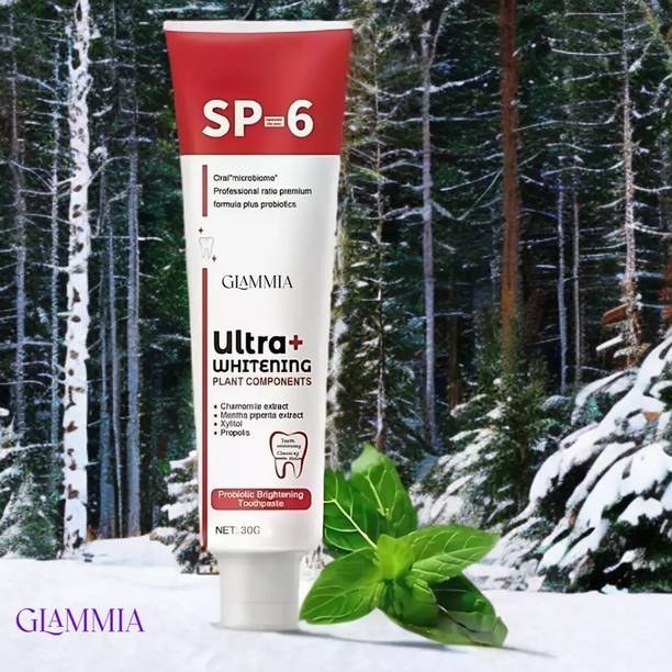 GLAMMIA SP 6 Toothpaste | Whitening Brushing Safe Daily Enamel Whitening Toothpaste