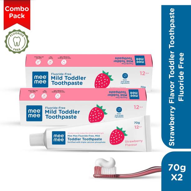 MeeMee Fluoride-Free Strawberry Flavor Toothpaste