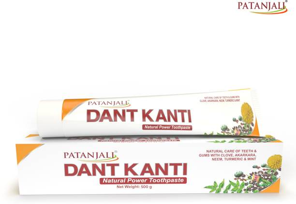 PATANJALI Dant Kanti Natural Toothpaste, Herbal Oral Care for Healthy Teeth Toothpaste