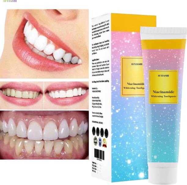 AYYIASHI Best Toothpaste Niacinamide Whitening Formula For Bright White Teeth Toothpaste