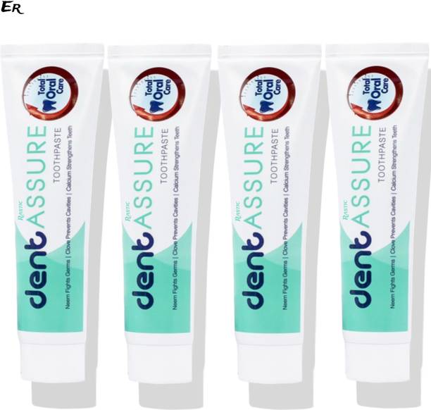 Rastic Assure Dent Neem, Tulsi & Pudina Toothpaste Pack of 4. Lid-582 Toothpaste