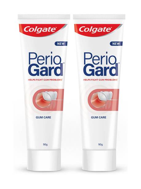 Colgate PerioGard Gum Care Tooth paste, Scientifically Proven Formula (90gm x 2pcs) Toothpaste