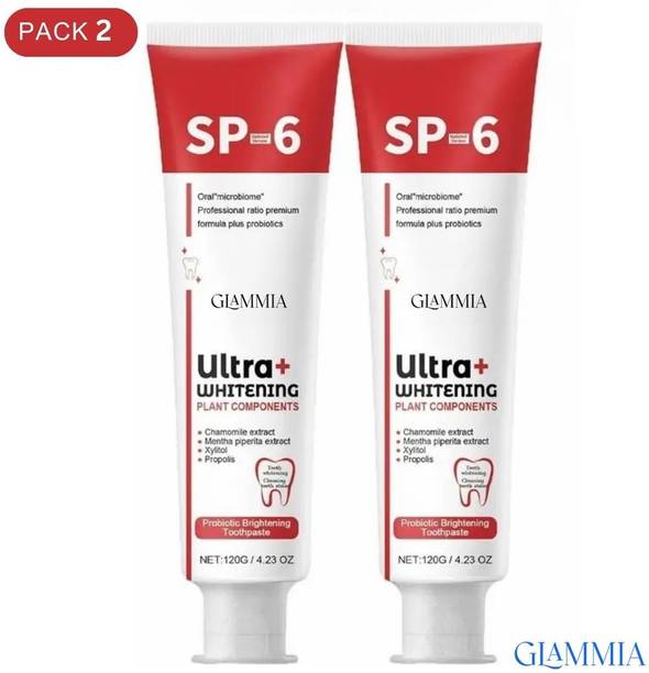 GLAMMIA SP 6 Toothpaste | Brushing Enamel Daily Safe Whitening Toothpaste