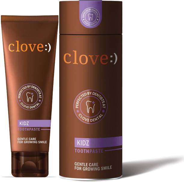 Clove Kidz SLS Free for 3+ Years, Strawberry Flavour, Anticavity, Color changing Toothpaste