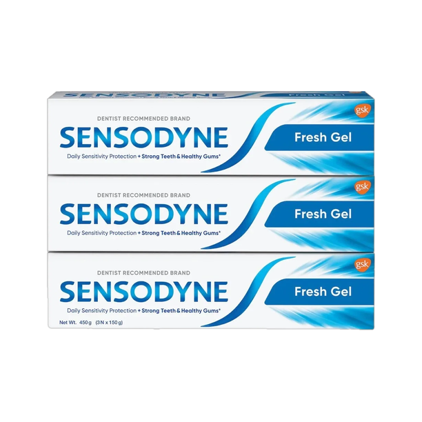 SENSODYNE Fresh Gel Combo for daily sensitive protection Toothpaste