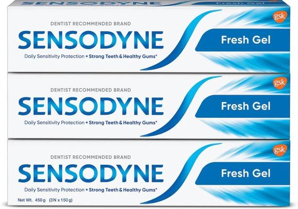 SENSODYNE Fresh Gel Combo for daily sensitive protection Toothpaste