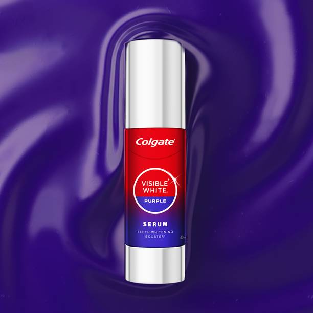 Colgate Visible White Purple Teeth Whitening Serum Toothpaste