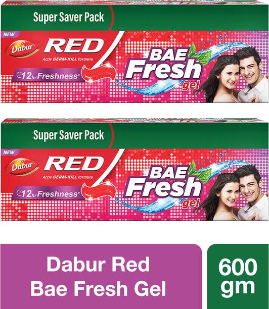 Dabur Red Bae Fresh Gel Fights Bad Breath, Cavity Germs & Plaque 12hr Freshness Toothpaste