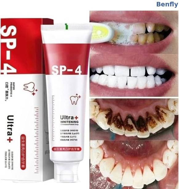 BENFLY DI Ultra Brightening Toothpaste Advanced Whitening Formula for Stain Removal Toothpaste
