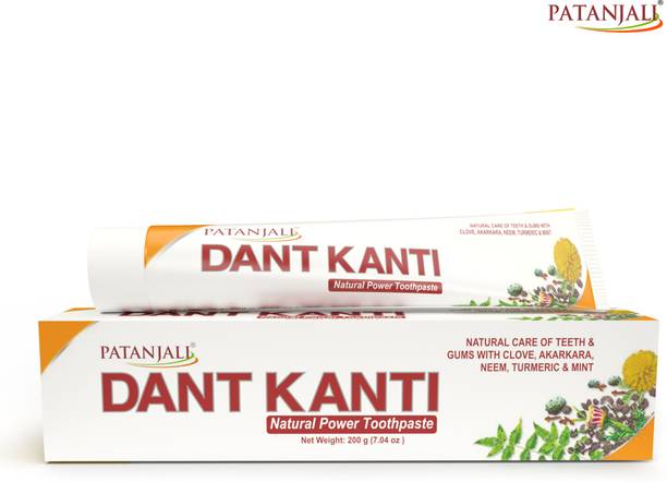 PATANJALI Dant Kanti Natural Toothpaste for Teeth Whitening, No C