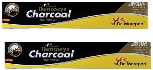 Dr. Morepen Dentosys Active Smile Charcoal Toothpaste_100G Toothpaste