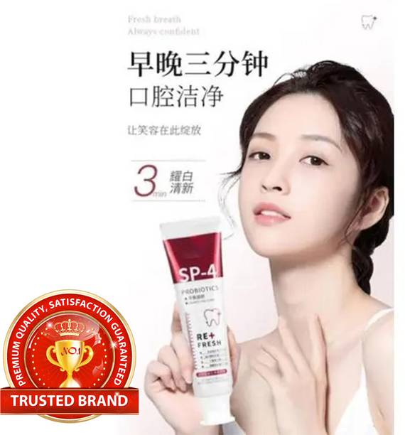 Regolith Ultra + Long lasting 18 Hours Of Fresh Breath & White Teeth Toothpaste Teeth Whitening Kit