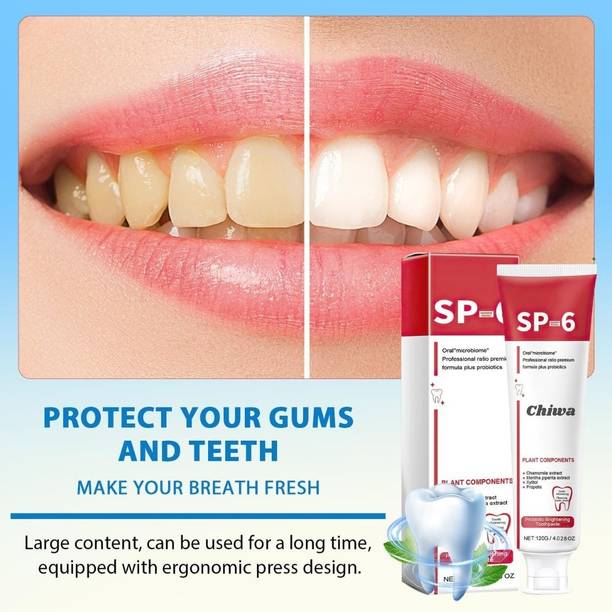 CHIWA SP 6 Toothpaste: Ultra Good Oral Hygiene Benefactor with Special Brush Toothpaste