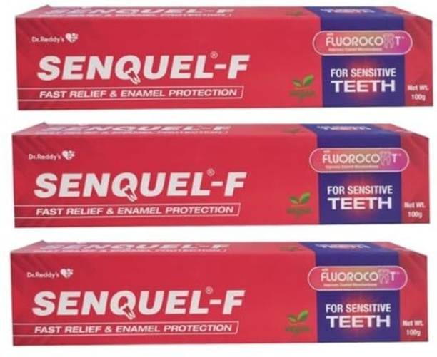 SENQUEL Senquel_F-Toothpaste,100gms_PackOf3 Toothpaste