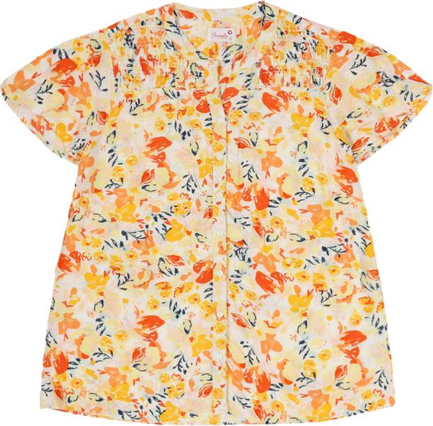 Youngly Casual Printed Women Multicolor Top