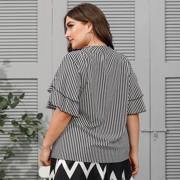 Urbanic Casual Striped Women Multicolor Top