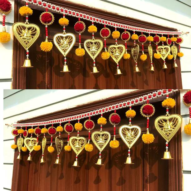 सात्विक क्रिएशन्स Authentic Handcrafted Toran: Celebrating India's Artistic Heritage तोरन