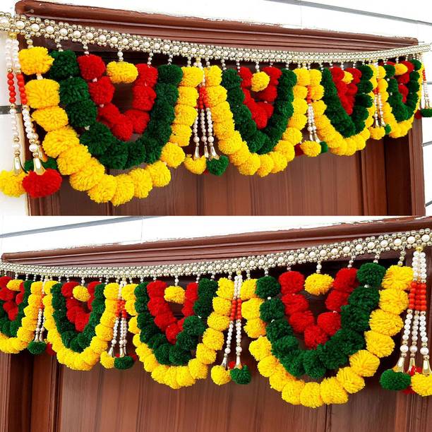 SATVIK CREATIONS Authentic Handcrafted Toran: Celebrating India's Artistic Heritage Toran