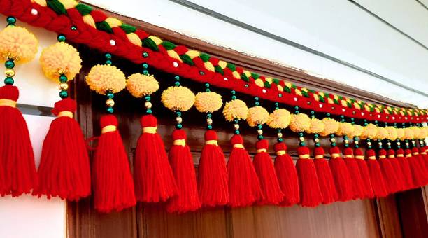 SATVIK CREATIONS Authentic Handcrafted Toran: Celebrating India's Artistic Heritage Toran