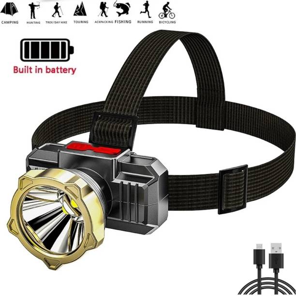 fire turtle Head Torch Headlamp Headlight Weatherproof LED Flash Light with Battery Torch Torch