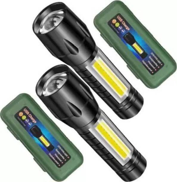 99Drops Mini Rechargeable Emergency Search LED Light Long Range Torch Torch