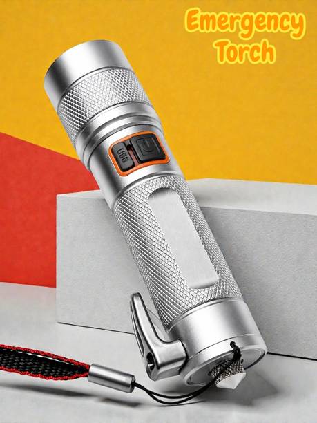 3BAAN X150 Rechargeable Car Safety Torch with Glass Breaker & Seat Belt Cutter Torch