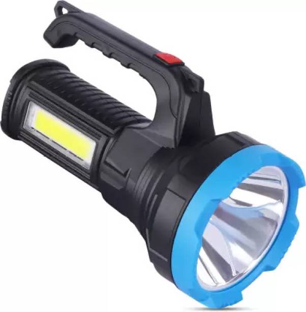ECOSKY Hight Bright Portable Rechargeable Led Plus Cob Torch Light Torch