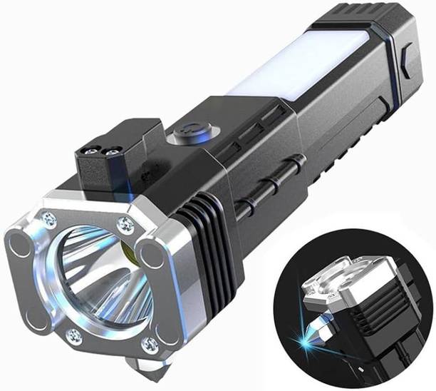 kalra Premium Camping Torch with Hammer Cutter Two Different Lights With Multi Modes Torch