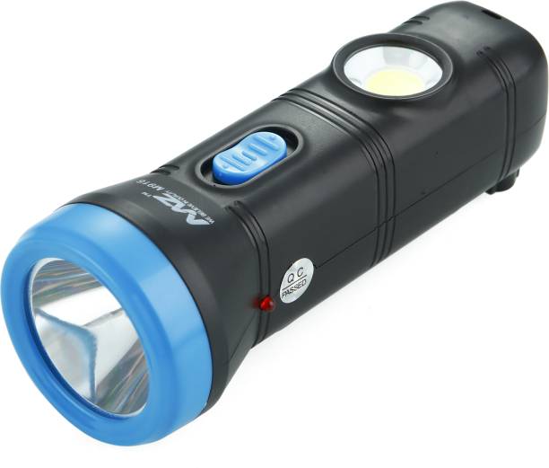 MZ M916 (RECHARGEABLE LED TORCH) 10W Laser + 5W COB, 350mAh Battery Torch