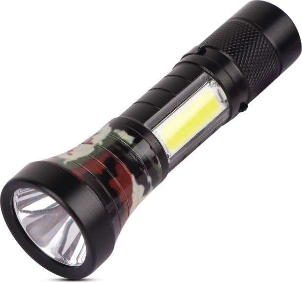 ECOSKY Metal USB Rechargeable Torch Light for emergency Torch