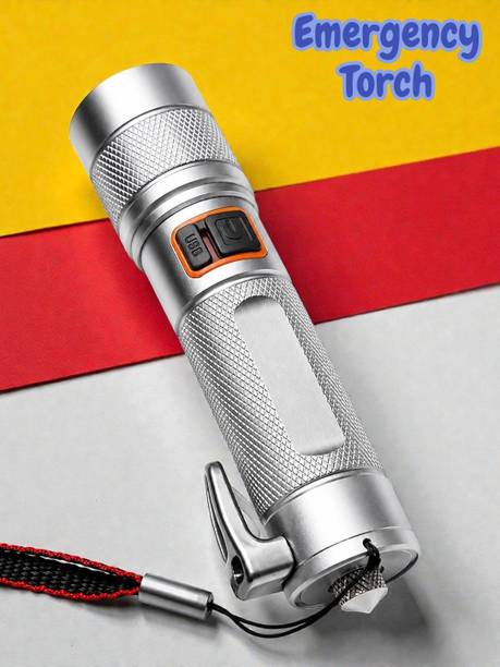 Ziddjeet X365 Powerful Emergency Flashlight with Car Window Breaker & Safety Cutter Torch