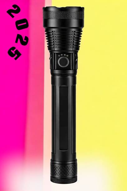 Shamsa A123 Heavy Duty LED Torch Light Strong Beam, D...
